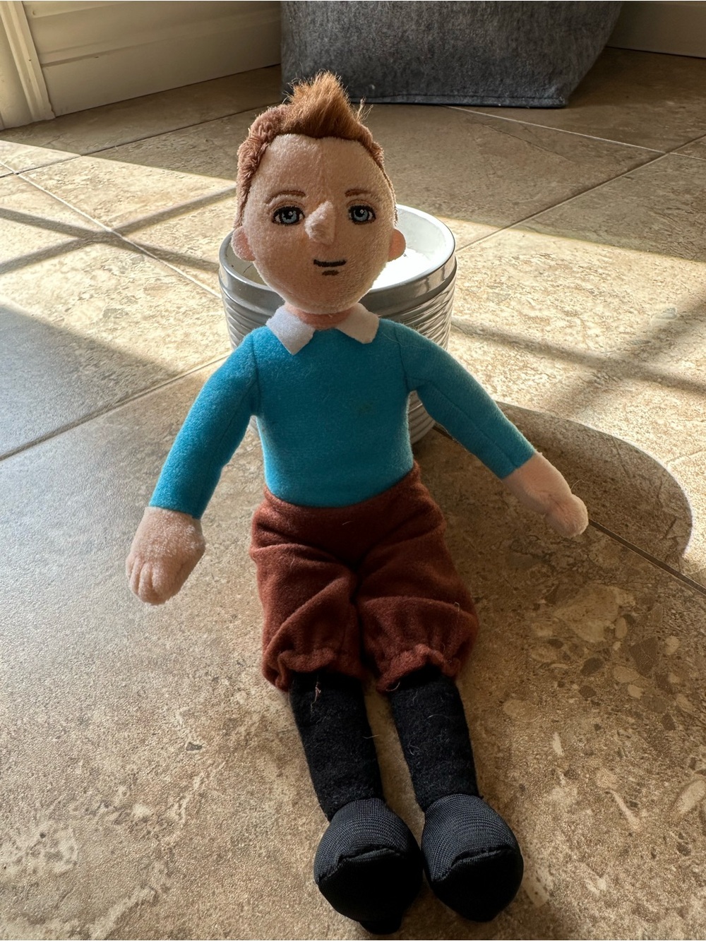 Ty Beanie baby of Tintin from adventures of Tintin